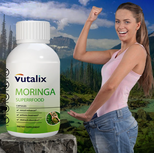 كبسولات مورينجا Vutalix مكمل غذائي يومي سهل الاستخدام