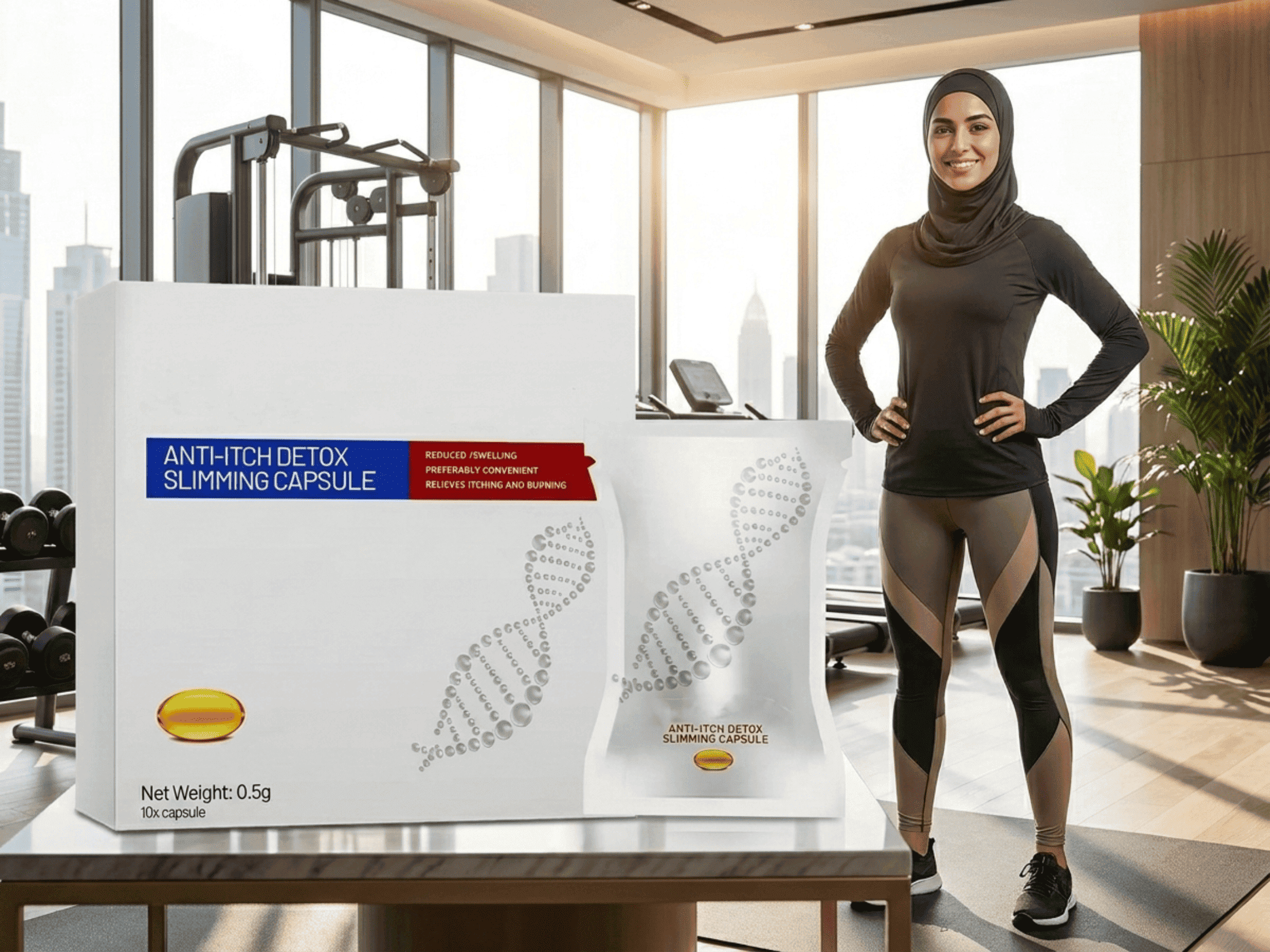 كبسولات Anti-Itch Detox Slimming للنساء 10 كبسولات