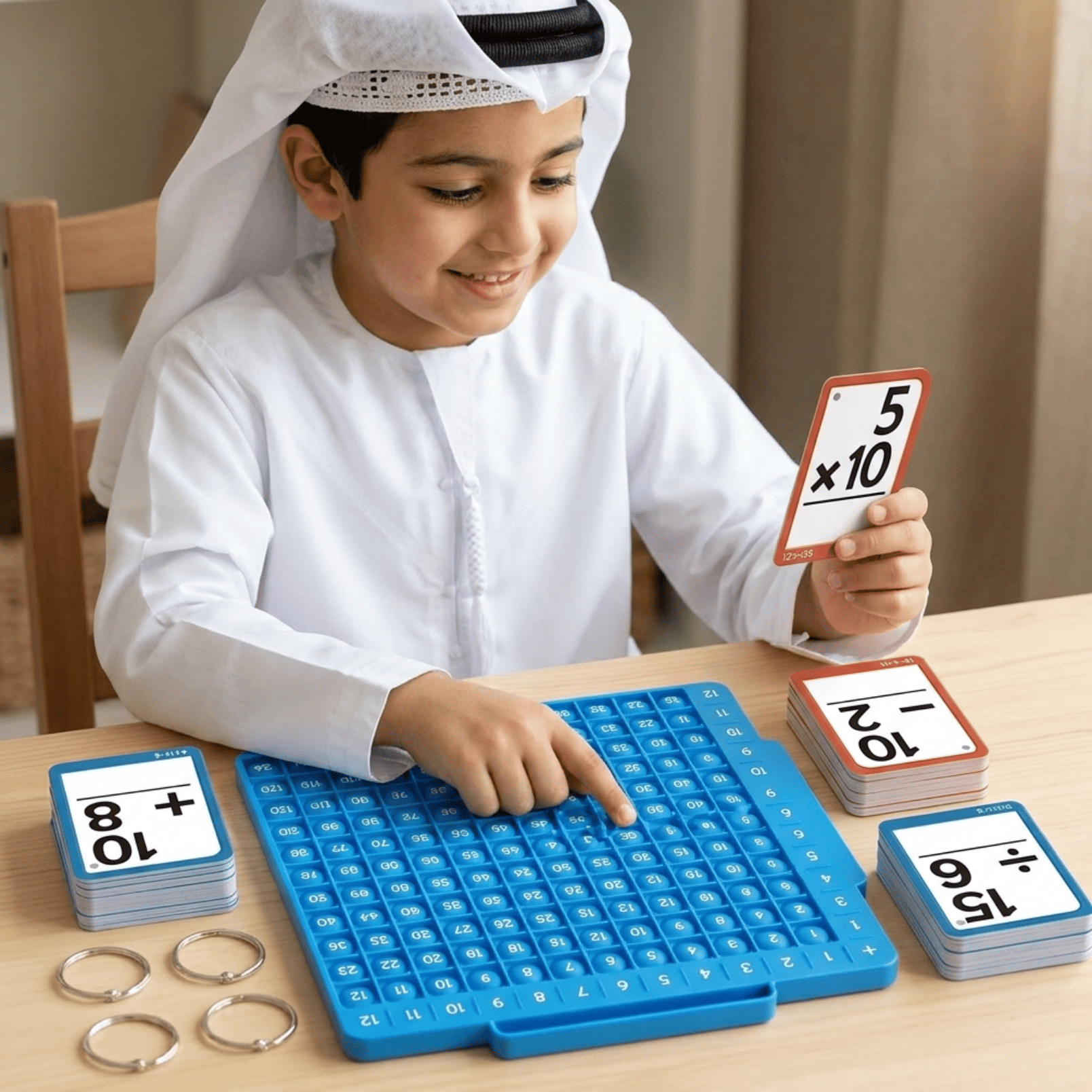 بطاقات تعليمية شاملة للأطفال لتعلم الحساب والرياضيات