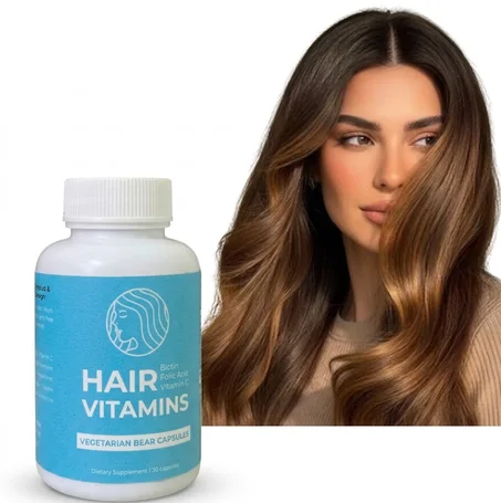فيتامينات الشعر النباتية Hair Vitamins كبسولات نباتية 30 كبسولة