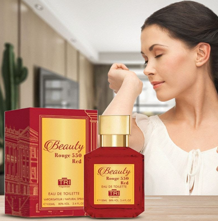 عطر بيوتي روج 550 ريد نسائي أو دو تواليت 100 مل برائحة زهرية فاكهية