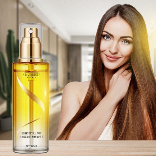 بخاخ زيت العناية بالشعر HUNMUI Essential Oil حجم 80 مل