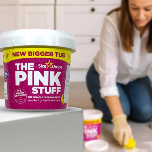 معجون التنظيف الوردي Pink Stuff متعدد الاستخدامات 850 جم للمطبخ والحمام