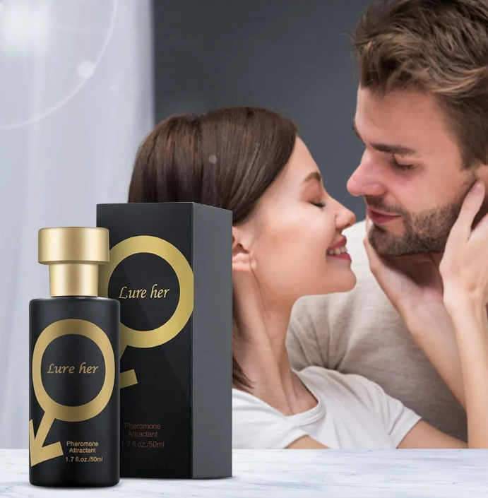 عطر لور هير الأسود والذهبي برائحة أنيقة للاستخدام اليومي