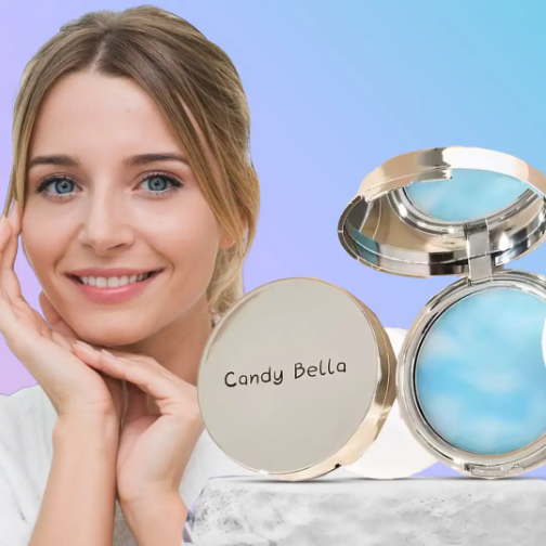 كريم أساس مضغوط مقاوم للماء Candy Bella لتغطية طبيعية