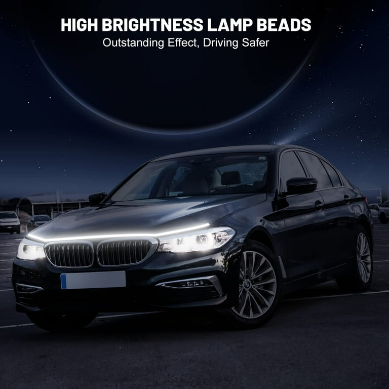 طقم مصابيح أمامية LED للسيارة قطعتان متوافق مع BMW G30 G38