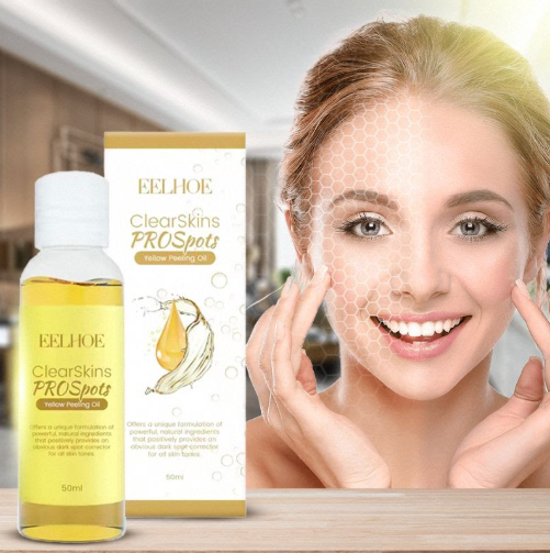 زيت تقشير البشرة الأصفر EELHOE ClearSkins PROSpot 50 مل للعناية بالمناطق الداكنة