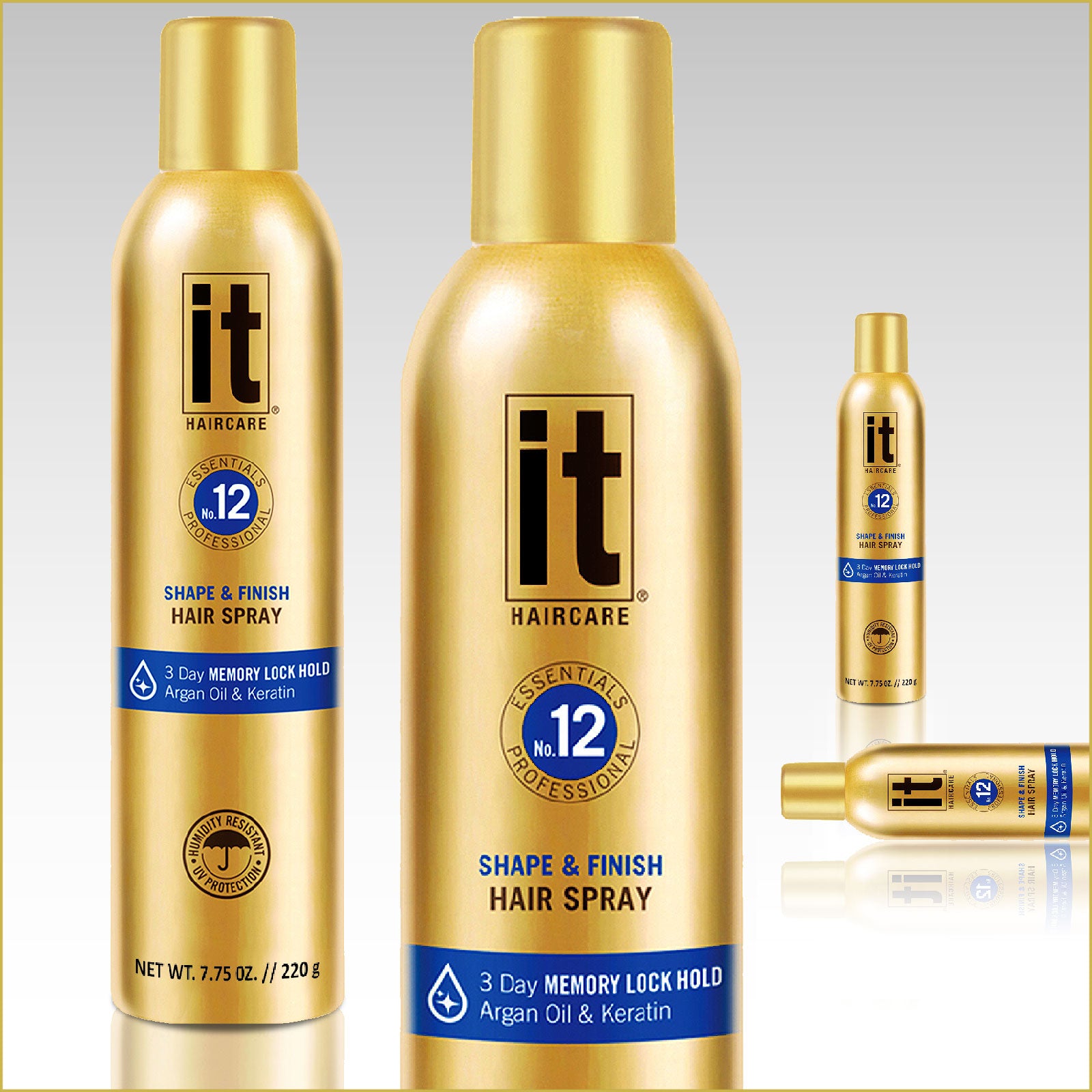 بخاخ تثبيت الشعر IKT Hair Shape & Finish بزيت الأرجان والكيراتين