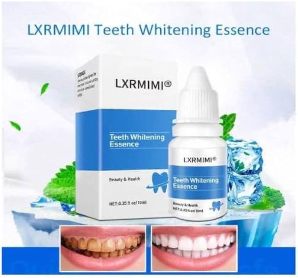 سائل تبييض الأسنان LXRMiMi بحجم 10 مل للعناية بالفم