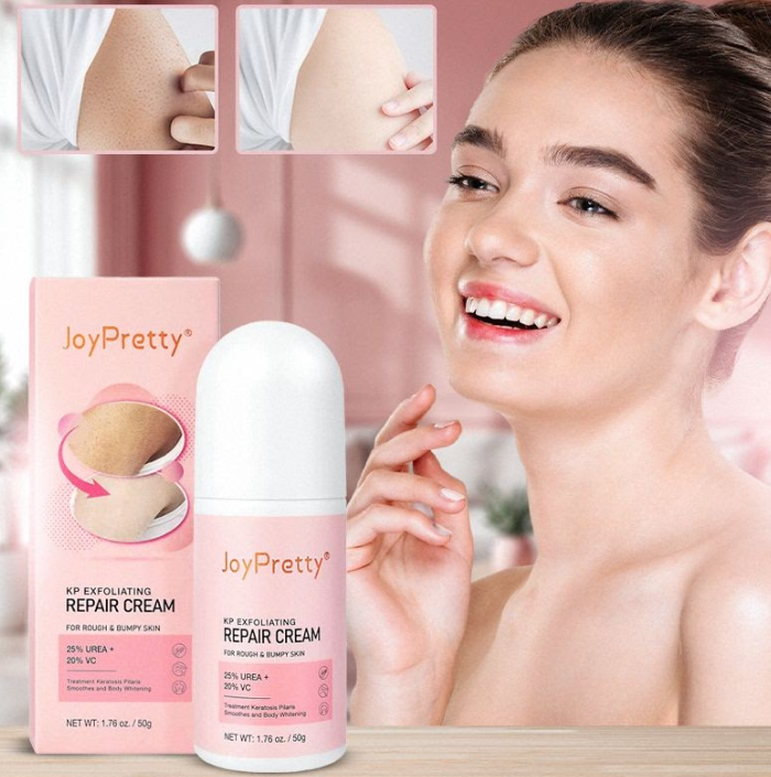 كريم JoyPretty لتقشير وترطيب البشرة الخشنة وملمس جلد الأوزة