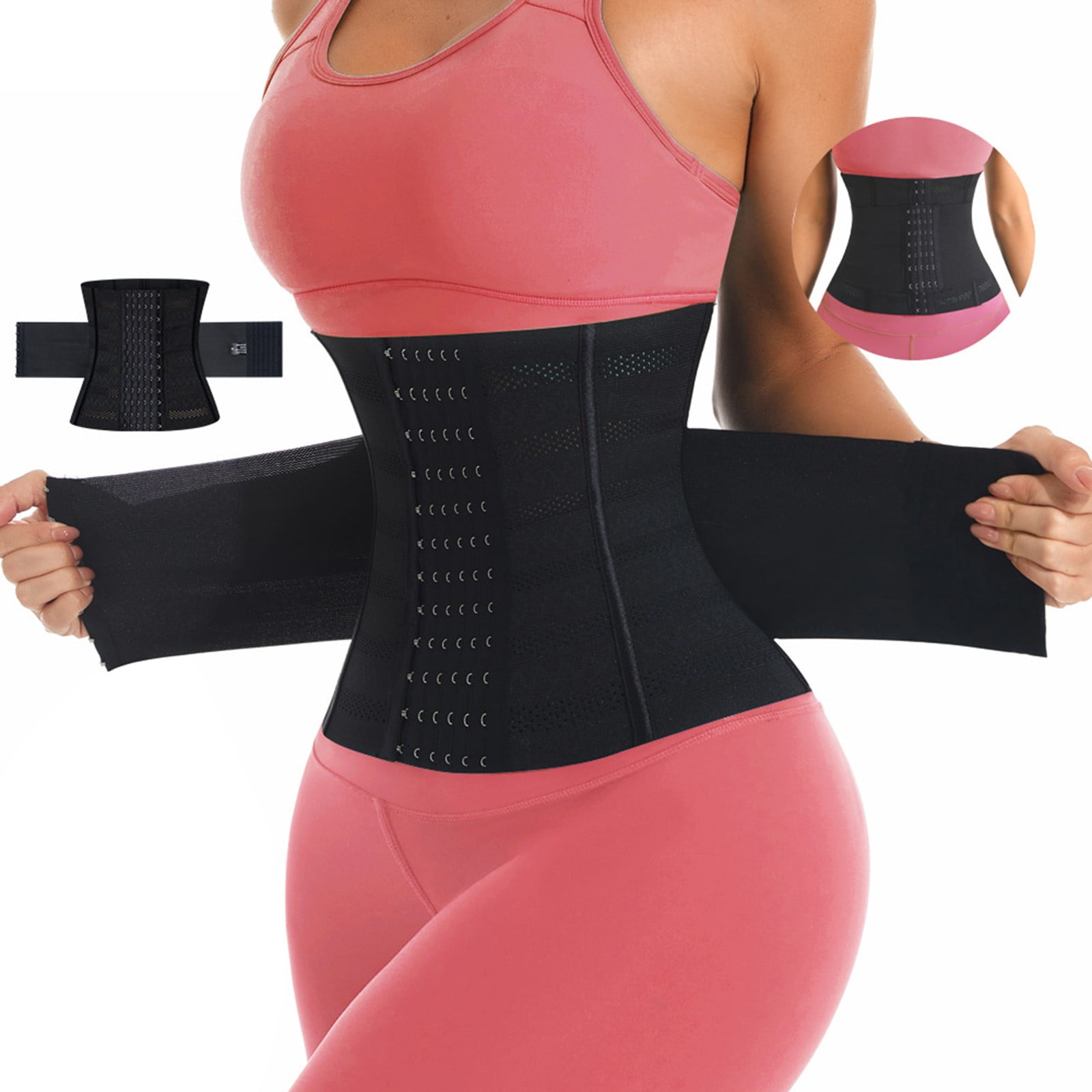 حزام تشكيل الجسم الرياضي مقاس 3XL قابل للتعديل للخصر والبطن