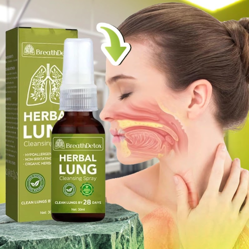 بخاخ عشبي للعناية بالفم والحلق BreathDetox سعة 30 مل