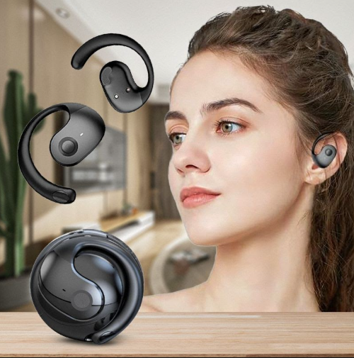 سماعة أذن T26 Pro لاسلكية بالبلوتوث مع خطاف مريح