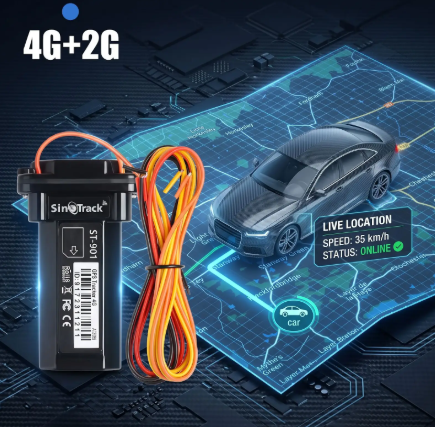 جهاز تتبع سيارات GPS سلكي 4G من SinoTrack موديل ST-901