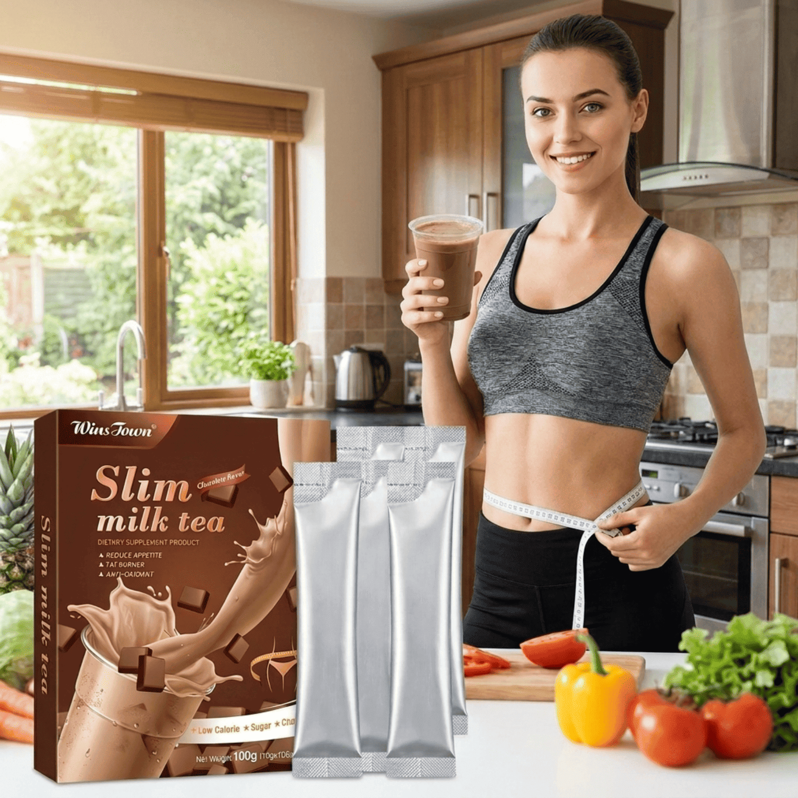 Slim Milk Tea شاي بالحليب لتحضير مشروب شاي لذيذ