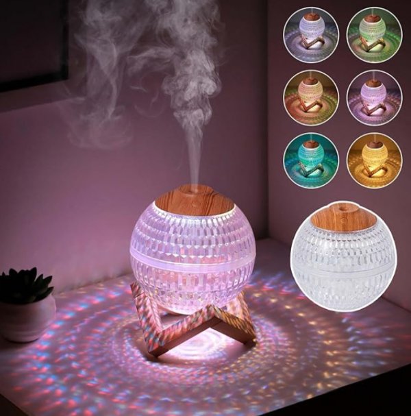 مصباح عطري أنيق لتعطير المنزل وإضافة لمسة ديكورية